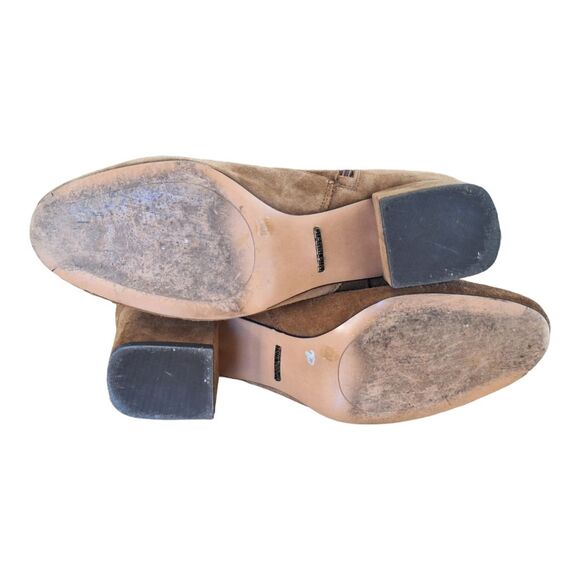 Gianni Bini Boots Southwestern Boho Leather Knee High Aztec Embroidered Suede 10 - Picture 10 of 16